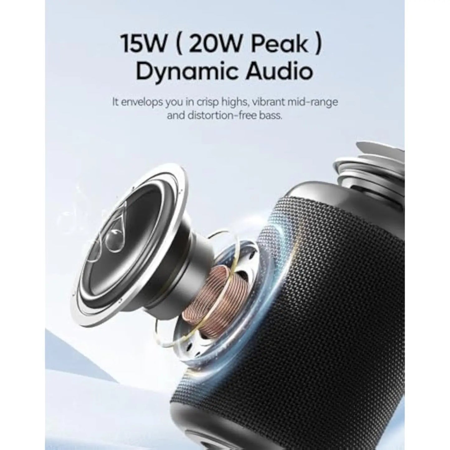 Mini TWS Bluetooth Speaker – AUX/TF Support, RGB Lights & Waterproof