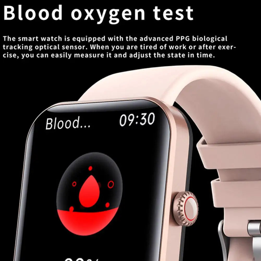 F57L Smart Watch – 24h Health Monitoring, 50+ Sports Modes, Magnetic Charging