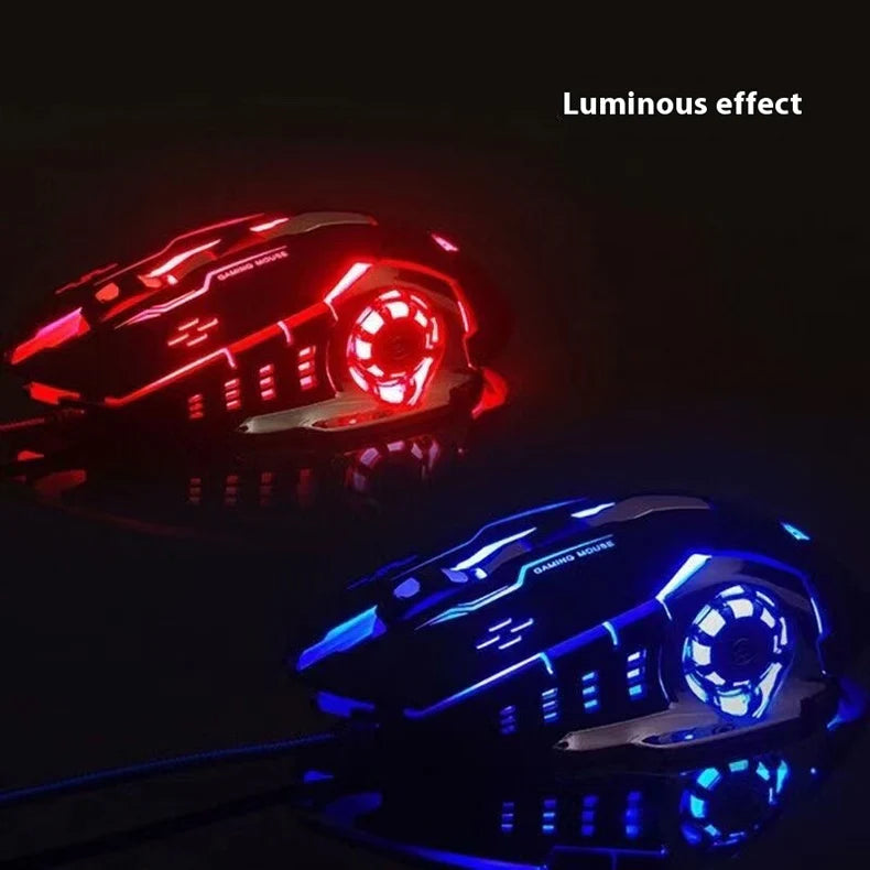 Rechargeable Wireless Gaming Mouse – Silent, Backlit, Bluetooth/USB