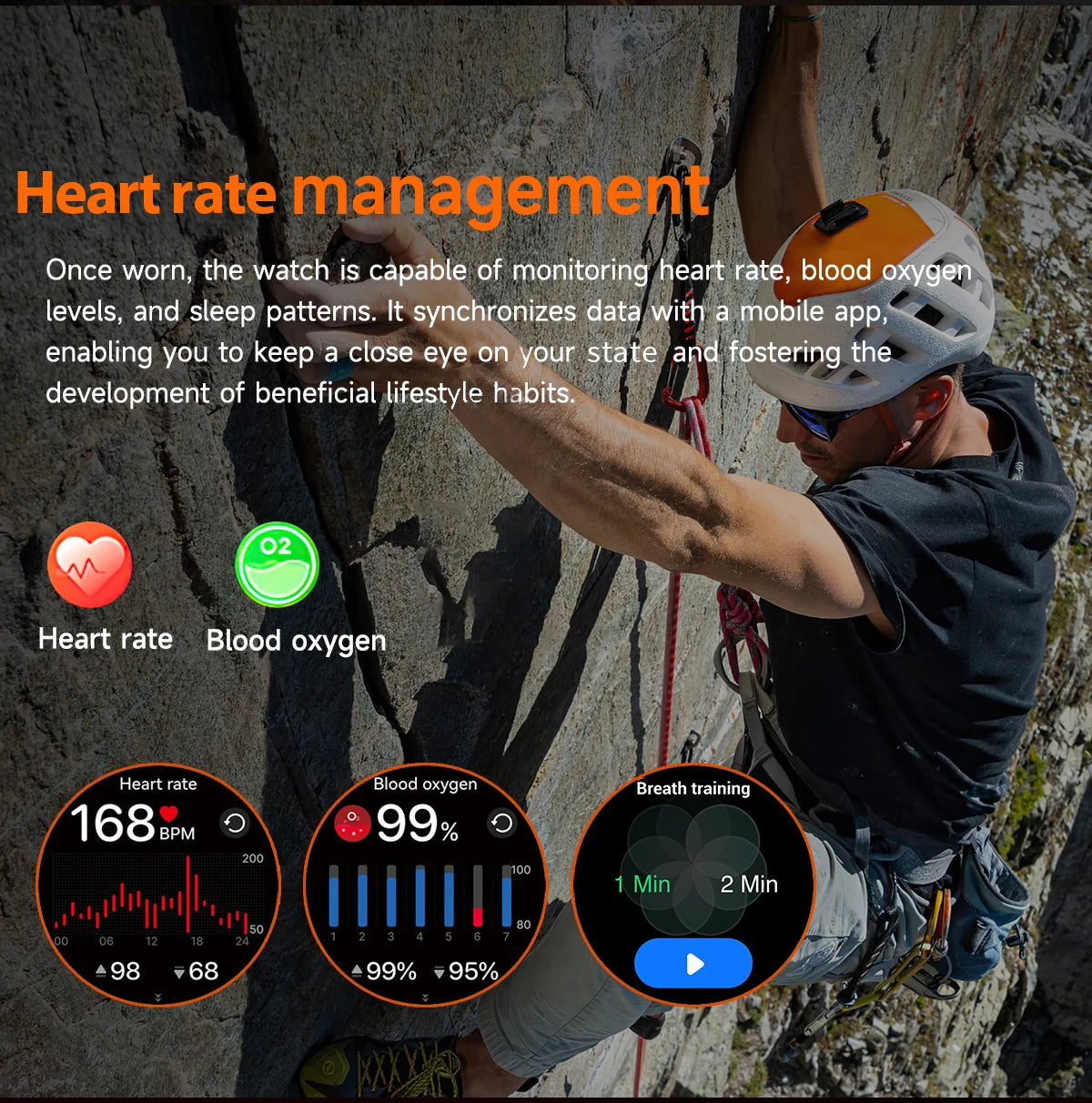 Men’s Smartwatch with Flashlight & Bluetooth Calls – Long Battery Life