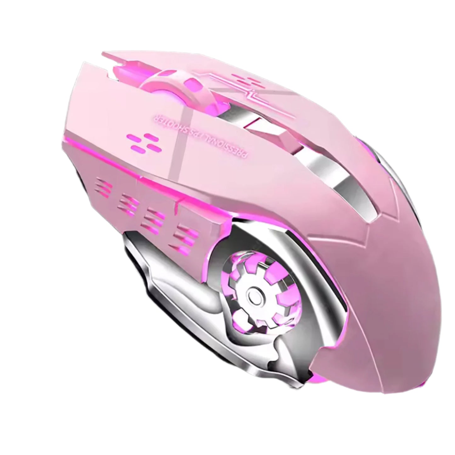 Rechargeable Wireless Gaming Mouse – Silent, Backlit, Bluetooth/USB