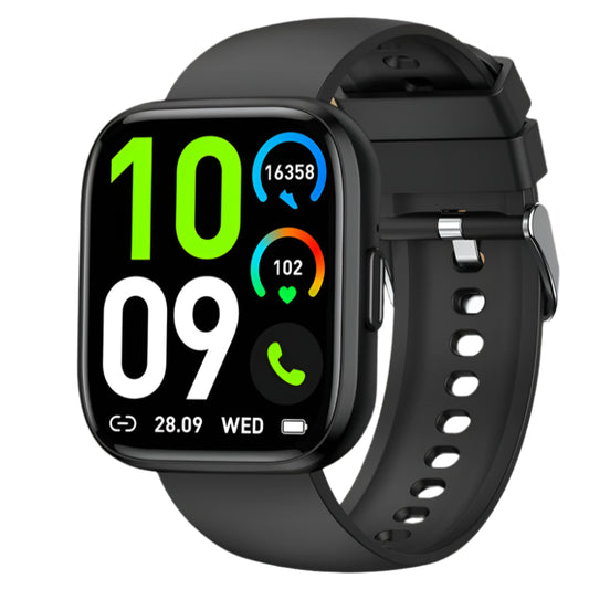IUTECH P114 Smart Watch – 1.85" Display, Bluetooth Call, Waterproof for Men & Women