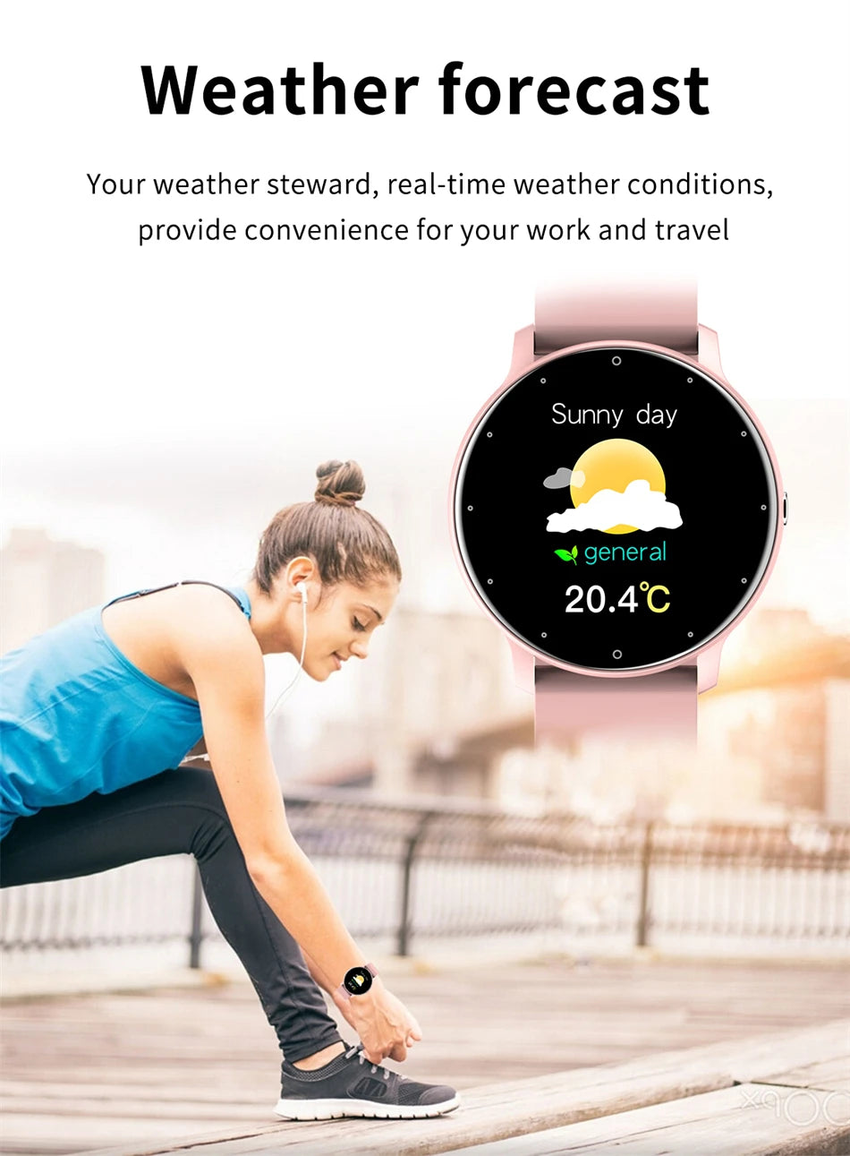 Smart Watch for Men & Women – Full Touch, Bluetooth Calls, Waterproof