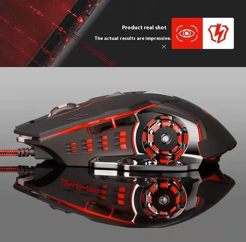 Rechargeable Wireless Gaming Mouse – Silent, Backlit, Bluetooth/USB