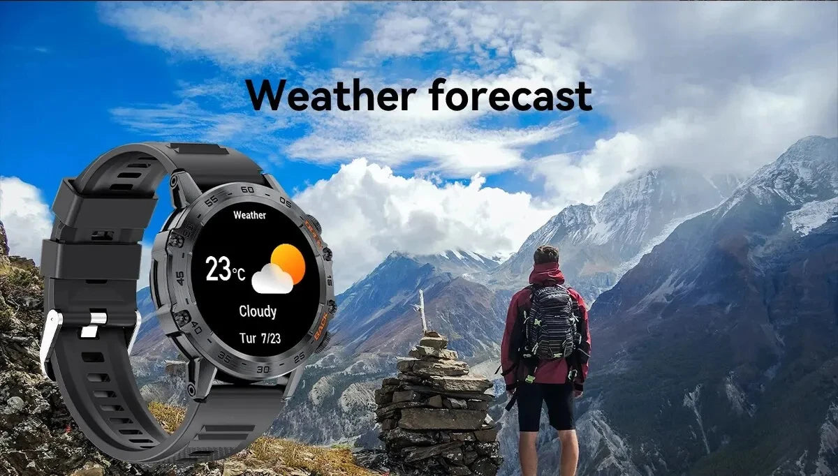 Smartwatch  2025 – AMOLED Screen with ECG & PPG