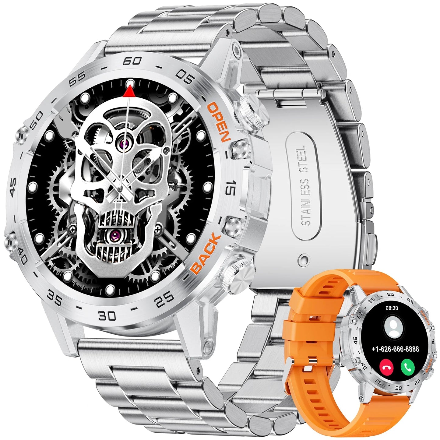 Smartwatch  2025 – AMOLED Screen with ECG & PPG