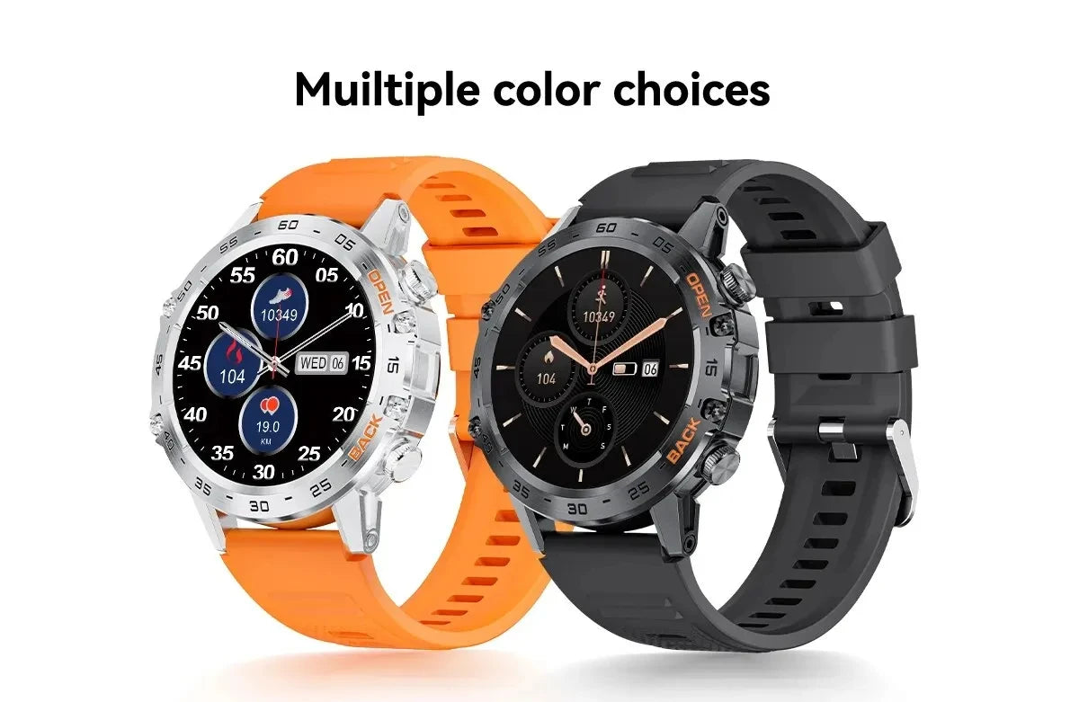Smartwatch  2025 – AMOLED Screen with ECG & PPG